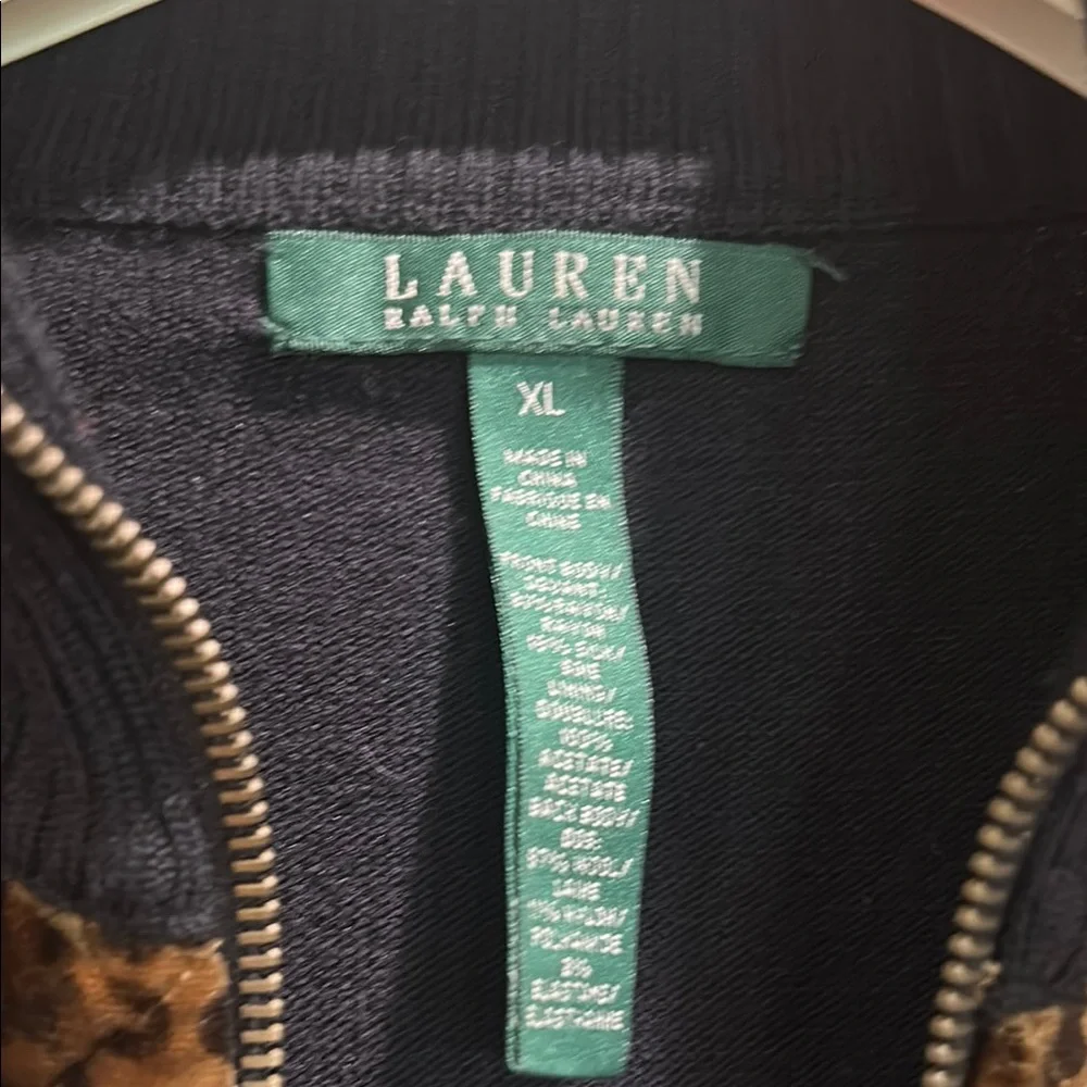 Leopard Print and Black Jacket - Picture 2 of 6